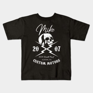 Mike Custom Motors - 100% Death Proof Kids T-Shirt